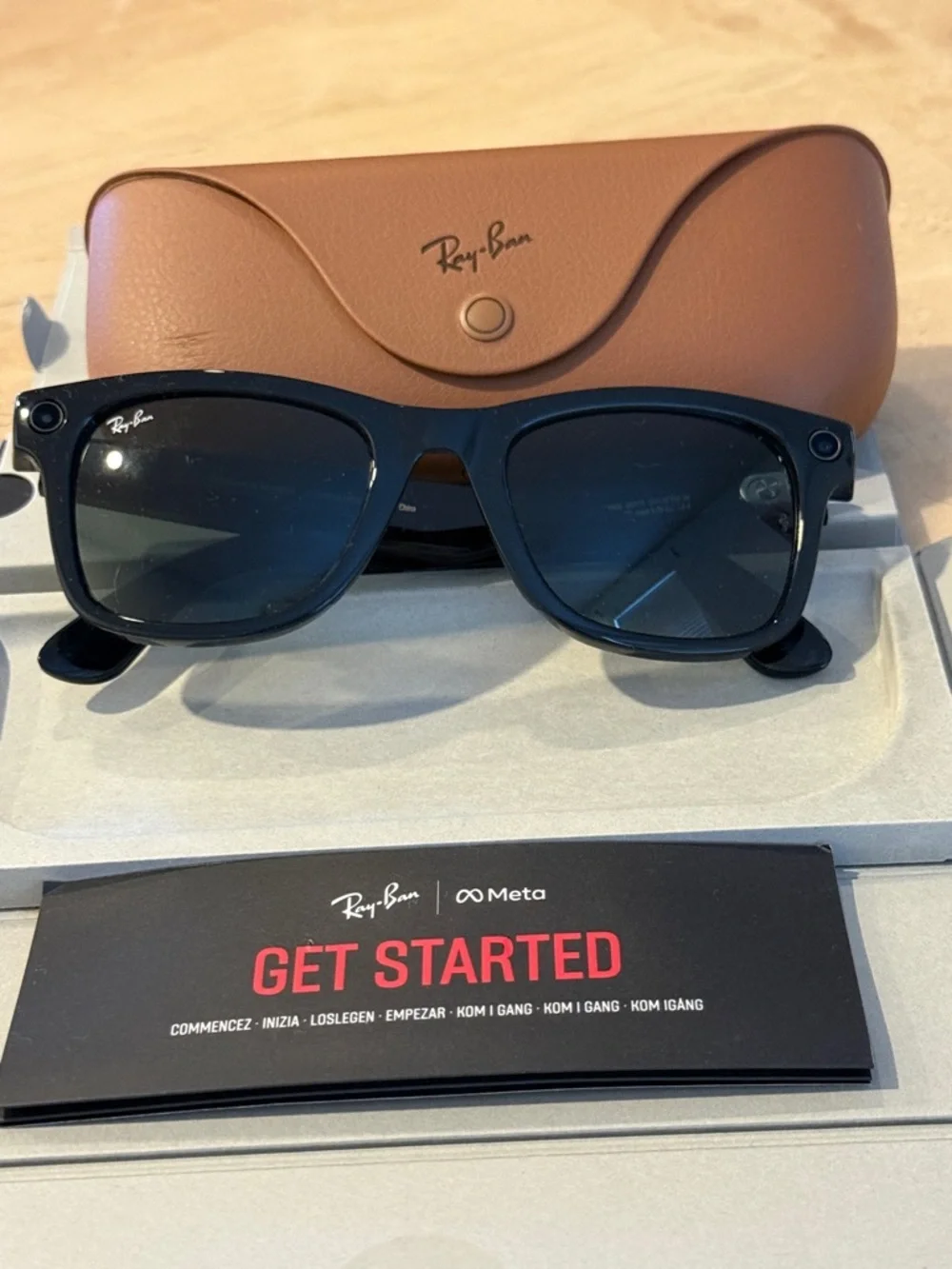 Ray-Ban Meta Sunglasses w/ Charging Case GEN 1 - Picture 3 of 7